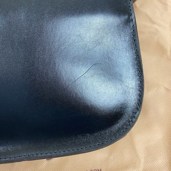 Patricia Nash Black Leather Lindy Saddle Bag NWT - Picture 15 of 16